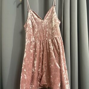 Primark Blush Velvet Romper